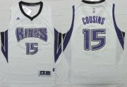 Wholesale Cheap Sacramento Kings #15 DeMarcus Cousins Revolution 30 Swingman 2014 New White Jersey