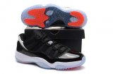 Wholesale Cheap Air Jordan 11 Low Retro Shoes Black/white