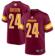 Wholesale Cheap Men's Washington Commanders #24 Antonio Gibson 2022 Burgundy Game Stitched Jersey