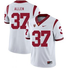 Wholesale Cheap USC Trojans 37 Javorius Allen White College Football Jersey