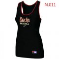 Wholesale Cheap Women's Nike Arizona Diamondbacks Tri-Blend Racerback Stretch Tank Top Black