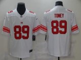 Wholesale Cheap Men New York Giants 89 Toney White Nike Vapor Untouchable Limited 2021 NFL Jersey