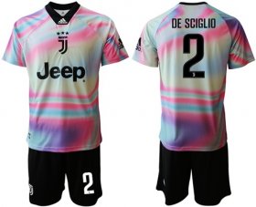 Wholesale Cheap Juventus #2 De Sciglio Anniversary Soccer Club Jersey