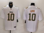 Men's Green Bay Packers #10 Jordan Love White Fashion Vapor Limited Stitched Jersey