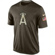 Wholesale Cheap Men's Los Angeles Angels Salute To Service Nike Dri-FIT T-Shirt