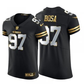 Wholesale Cheap San Francisco 49ers #97 Nick Bosa Men\'s Nike Black Edition Vapor Untouchable Elite NFL Jersey