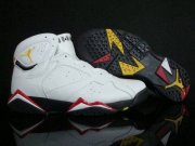 Wholesale Cheap Air Jordan 7 Retro Shoes White/Yellow/Red