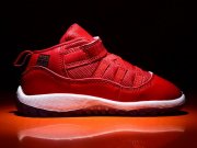 Wholesale Cheap Little Kid's Air Jordan 11 Shoes Gym Red/White-Black