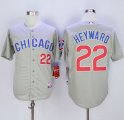 Wholesale Cheap Cubs #22 Jason Heyward Grey Road Cool Base Stitched MLB Jersey