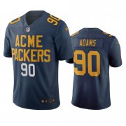 Wholesale Cheap Green Bay Packers #90 Montravius Adams Navy Vapor Limited City Edition NFL Jersey