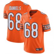 Wholesale Cheap Nike Bears #68 James Daniels Orange Men's Stitched NFL Limited Rush Jersey