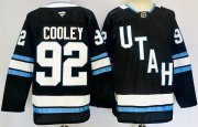 Cheap Men's Utah Hockey Club #92 Logan Cooley Navy 2024-25 Stitched Jersey