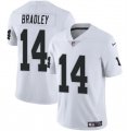 Cheap Men's Las Vegas Raiders #14 Carter Bradley White 2024 Vapor Football Stitched Jersey