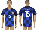 Wholesale Cheap Croatia #15 Antolic Away Soccer Country Jersey