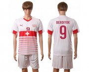 Wholesale Cheap Switzerland #9 Derdiyok Away Soccer Country Jersey