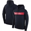 Wholesale Cheap Men's Houston Texans Nike Navy Sideline Team Performance Pullover Hoodie