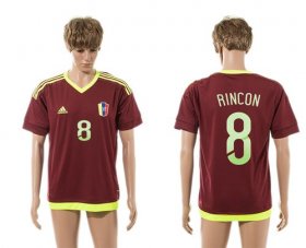 Wholesale Cheap Venezuela #8 Rincon Home Soccer Country Jersey