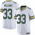 Cheap Men's Green Bay Packers #33 Evan Williams White Vapor Untouchable Limited Football Stitched Jersey