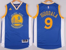 Wholesale Cheap Golden State Warriors #9 Andre Iguodala Revolution 30 Swingman 2014 New Blue Jersey