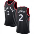 Wholesale Cheap Raptors #2 Kawhi Leonard Black 2019 Finals Bound Basketball Swingman Statement Edition Jersey