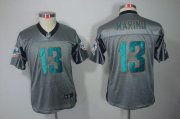 Wholesale Cheap Nike Dolphins #13 Dan Marino Grey Shadow Youth Stitched NFL Elite Jersey