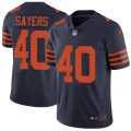 Wholesale Cheap Nike Bears #40 Gale Sayers Navy Blue Alternate Men's Stitched NFL Vapor Untouchable Limited Jersey