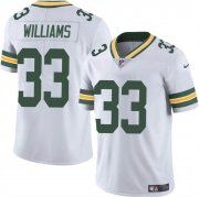 Cheap Men's Green Bay Packers #33 Evan Williams White Vapor Untouchable Limited Football Stitched Jersey