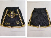 Wholesale Men's Los Angeles Lakers #8 Kobe Bryant Black Mamba Just Don Swingman Throwback Shorts