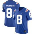 Wholesale Cheap Florida Gators 8 Nick Washington Blue Throwback College Football Jersey