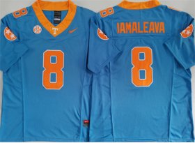 Cheap Men\'s Tennessee Volunteers #8 Nico Iamaleava Blue F.U.S.E. Stitched Jersey