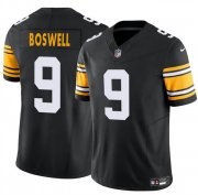 Cheap Men's Pittsburgh Steelers #9 Chris Boswell Black 2024 F.U.S.E. Alternate Vapor Untouchable Limited Football Stitched Jersey