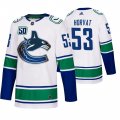 Wholesale Cheap Adidas Canucks #35 Thatcher Demko Blue Alternate Authentic Stitched NHL Jersey