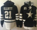 Wholesale Cheap Men's Dallas Cowboys #21 Ezekiel Elliott Navy Blue Team Color 2016 NFL Hoodie