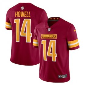 Men\'s Washington Commanders #14 Sam Howell Nike Burgundy Vapor Untouchable Limited Jersey