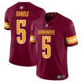 Cheap Men's Washington Commanders #5 Jayden Daniels Burgundy 2024 Draft Vapor Limited Football Stitched Jersey