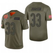 Wholesale Cheap Men's Chicago Bears #33 Jaylon Johnson Olive 2019 Salute to Service Limited Jersey