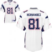 Wholesale Cheap Patriots #81 Aaron Hernandez White Stitched NFL Jersey