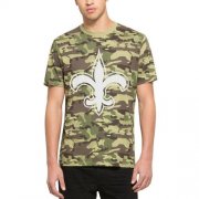 Wholesale Cheap Men's New Orleans Saints '47 Camo Alpha T-Shirt