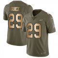 Wholesale Cheap Nike Redskins #29 Derrius Guice Olive/Gold Men's Stitched NFL Limited 2017 Salute To Service Jersey