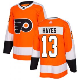 Wholesale Cheap Adidas Flyers #13 Kevin Hayes Orange Home Authentic Stitched NHL Jersey