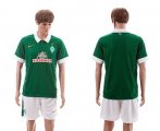 Wholesale Cheap Bremen Blank Green Home Soccer Club Jersey