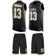 Wholesale Cheap Nike Saints #13 Michael Thomas Black Team Color Men's Stitched NFL Limited Tank Top Suit Jersey