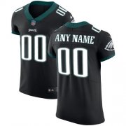 Wholesale Cheap Nike Philadelphia Eagles Customized Black Alternate Stitched Vapor Untouchable Elite Men's NFL Jersey