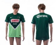 Wholesale Cheap Club De Futbol America Blank Green Soccer Club Jersey