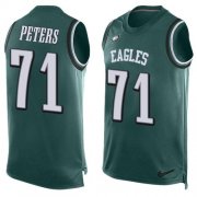 Wholesale Cheap Nike Eagles #71 Jason Peters Midnight Green Team Color Men's Stitched NFL Limited Tank Top Jersey