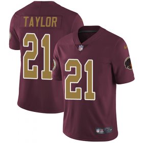 Wholesale Cheap Nike Redskins #21 Sean Taylor Burgundy Red Alternate Men\'s Stitched NFL Vapor Untouchable Limited Jersey