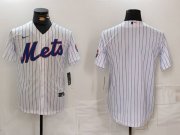 Cheap Men's New York Mets Blank White Cool Base Stitched Jersey