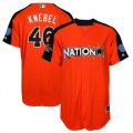 Wholesale Cheap Brewers #46 Corey Knebel Orange 2017 All-Star National League Stitched MLB Jersey