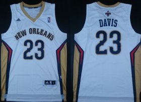 Wholesale Cheap New Orleans Pelicans #23 Anthony Davis Revolution 30 Swingman White Jersey