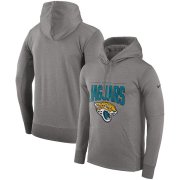 Wholesale Cheap Jacksonville Jaguars Nike Sideline Property of Performance Pullover Hoodie Gray